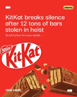 KitKat said “have a break,” not break the law. After 12 tons of chocolate bars were stolen during transit in Europe, the brand confirmed the incident but assured fans that supply remains unaffected and there will be no shortages. A sweet heist, but no pause for chocolate lovers.
#KitKat #ChocolateHeist #BrandStatement #HaveABreak #ViralVaultIndia