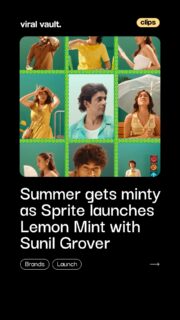 When the heat hits, Sunil Grover keeps it cool.
Sprite Lemon Mint drops as the ultimate summer fix, jo bhi laga, bas #MintLagaa with whosunilgrover bringing the chill and the punch in every sip.
#SpriteLemonMint #MintLagaa #SummerRefresh #SpriteIndia #ViralVaultIndia