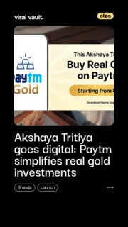 This Akshaya Tritiya, gold buying gets a digital upgrade. With Paytm Gold backed by MMTC-PAMP, start small, save smart, and skip the making charges and storage worries. Real gold, simplified for everyday investing.
#PaytmKaro #RealGold #SmartSavings #AkshayaTritiya #ViralVaultIndia