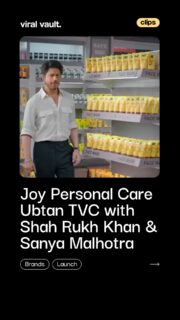 Glow made simple, every day!
Joy Personal Care brings Shah Rukh Khan and Sanya Malhotra together to make skincare effortless with Ubtan Face Wash, tackle tan, dullness, and embrace a natural glow in your daily routine.
#JoyPersonalCare #UbtanFaceWash #ShahRukhKhan #SanyaMalhotra #ViralVaultIndia