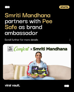 Comfort shouldn’t be a compromise, and this partnership plays straight to that idea. Pee Safe brings in Smriti Mandhana to spotlight its Comfort Range, aiming to turn everyday menstrual hygiene into a conversation around ease, confidence, and access. As awareness meets distribution push, the brand is clearly batting for comfort-first choices.
#PeeSafe #SmritiMandhana #ComfortFirst #ViralVaultIndia