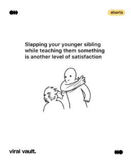 Tag your sibling and remind them…
You’re the better child!!

Let the chaos begin.

#SiblingsDay  #FunnyMemes #MemeLife #ViralContent #ViralVaultIndia