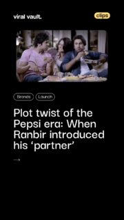 This iconic Pepsi “Youngistaan” commercial starring Ranbir Kapoor takes a hilarious turn on the classic arranged marriage setup.
Pressured by his father to say yes, Ranbir flips the situation by introducing Saqib Saleem as his “partner,” instantly shocking everyone and escaping the moment. The ad uses humour, surprise, and rebellion to land its message-Youngistaan thinks differently and acts fast. A perfect example of storytelling that breaks stereotypes while staying entertaining and memorable.
#Pepsi #BrandStorytelling #MarketingCampaign #ThrowbackAds #ViralVaultIndia
