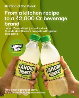 From a kitchen experiment to a ₹2,800 crore challenger brand, Lahori Zeera didn’t just sell a drink, it bottled nostalgia and made desi the new cool.
With ₹10 pricing, kirana-first distribution, and culture-led storytelling, the brand turned cumin, nimbu, and imli into a national movement.
No celebrity faces. No global playbook. Just sharp insight, mass accessibility, and bold execution, proving that when local flavors meet smart branding, even cola giants feel the fizz.
#LahoriZeera #BrandStory #MarketingCaseStudy #ViralVaultIndia