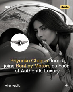 Priyanka Chopra Jonas steps into the world of Bentley, where luxury meets storytelling.
Shot in Los Angeles, the cinematic campaign offers a glimpse into her creative process while the Bentley Continental GT quietly steals the scene, a perfect blend of craftsmanship, individuality, and modern elegance.
#PriyankaChopraJonas #BentleyMotors #BentleyContinentalGT #ViralVaultIndia