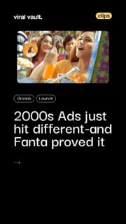 Before reels and viral trends, ads like Fanta’s “Rang Le Dil Khol Ke” defined what fun looked like. Featuring Rani Mukerji, the campaign captured pure 2000s masti-playful pranks, carefree friendships, and that unapologetic “dil khol ke” energy. The iconic auto-rickshaw prank wasn’t just entertaining, it became a cultural moment. Conceptualised by Ogilvy, the ad positioned Fanta as more than a drink—it was a catalyst for fun. No filters, no overthinking, just real, spontaneous joy. In today’s curated world, this ad feels like a reminder of when fun was simple, chaotic, and completely real.
#ViralVaultIndia #Fanta #2000sNostalgia #ThrowbackAds #RaniMukerji