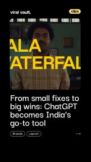 From everyday problems to game-changing moments, ChatGPT is stepping in as India’s real-life superhero

With ‘Everyday Superheroes’, OpenAI brings relatable stories to life, blending AI with cricket culture to show how smart thinking wins, on and off the field

This IPL season, it’s not just about the game, it’s about how you play it smarter

#ChatGPT #EverydaySuperheroes #OpenAI #IPL2026 #ViralVaultIndia