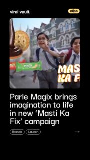 “Warning: One bite of Magix and reality might just take a fun detour.”

Parle Magix turns everyday moments into larger-than-life adventures with its ‘Masti Ka Fix’ campaign, where streets, classrooms, and gyms become playgrounds of imagination. Because sometimes, all it takes is a biscuit to unlock a little mischief and a lot of magic.

#MastiKaFix #ParleMagix #EverydayMagic #SnackTimeFun #ViralVaultIndia