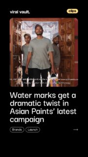 What if water marks behaved like the most annoying house guest ever? 

Asian Paints brings humour to a common household problem with its latest campaign conceptualised by McCann India. Featuring Anti-Damp Technology in Ace and Tractor Emulsions, the campaign turns everyday wall maintenance struggles into a relatable and entertaining story while highlighting performance-led innovation for Indian homes.

#AsianPaints #McCannIndia #Advertising #ViralVaultIndia