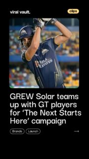 “From the pitch to power, consistency isn’t just for cricket, it’s the future of energy.” 

GREW Solar teams up with Gujarat Titans stars to spotlight how reliable solar power fuels performance, progress, and a future that never switches off.

#GREWSolar #TheNextStartsHere #GujaratTitans #ViralVaultIndia