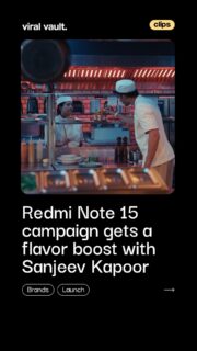 When specs meet storytelling, you don’t just watch, you remember 

Xiaomi brings the heat with Sanjeev Kapoor in an unexpected avatar, turning a kitchen into the ultimate test lab for the Redmi Note 15. Durable, stylish, and built for real-life pressure, this is tech with personality.

#XiaomiIndia #RedmiNote15 #SanjeevKapoor #ViralVaultIndia