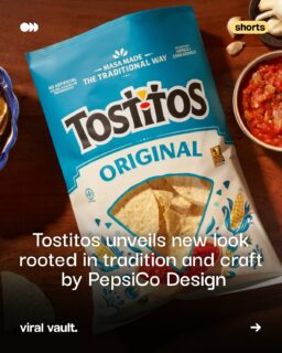 Old roots. New look. Same irresistible crunch
Tostitos turns the spotlight back to tradition, where craft meets culture and every chip tells a story. With a refined, artisanal identity by PepsiCo’s design team, it’s not just a redesign, it’s a return to authenticity, flavour, and connection around food.
#Tostitos #BrandRefresh #DesignInspiration #ViralVaultIndia