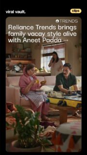Vacay ready for all: Reliance Trends spotlights Aneet Padda in new campaign.

From mummy to papa, dadi to dada, style meets every generation in one perfect holiday spree. It’s not just shopping, it’s a full family fashion moment that turns every look into a vacation win.

Pack the vibe. Wear the trend. Make every getaway stylish.

#RelianceTrends #AneetPadda #VacayReady #ViralVaultIndia