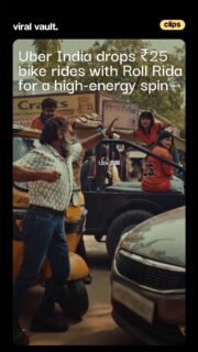 Beat the traffic. Skip the surge. Ride the vibe.

Uber Bike makes city travel smarter with ₹25 rides for short hops, powered by the energy of Roll Rida.
Fast, affordable, and always on beat, your daily commute just got an upgrade.

#UberIndia #UberBike #RollRida #RideSmart #ViralVaultIndia