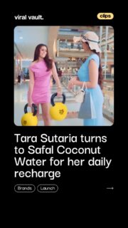 Hydration, but make it a ritual 

With Tara Sutaria choosing Safal Coconut Water, staying refreshed is no longer a choice, it’s a lifestyle. Sip, recharge, repeat. 

#TheSafalWayToRecharge #Safal #TaraSutaria #ViralVaultIndia