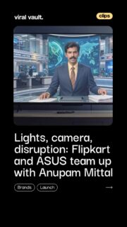 No laptops harmed, only impact delivered.

Flipkart x ASUS bring together sharp storytelling and sharper tech, powered by Anupam Mittal and a powerhouse crew led by Gabriel Ghoderao. A film that blends performance, humour, and precision from concept to post.

#Flipkart #ASUS #AnupamMittal #AdFilm #ViralVaultIndia