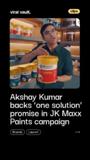 One brand. One answer. Zero confusion.

Akshay Kumar brings it down to the basics with JK Maxx Paints, from putty to primer to paint, everything you need for beautiful walls, all in one place.

Because great finishes don’t need complicated choices. Just the right one.

#JKMaxxPaints #AkshayKumar #MaxxKaroRelaxKaro #ViralVaultIndia
