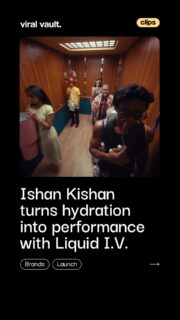Ishan Kishan teams up with Liquid I.V. to turn everyday hydration into performance fuel. “Paani sab peete hain… main usse kaam pe lagata hoon” captures the shift from routine to results.

#IshanKishan #LiquidIV #Hydration #Performance #ViralVaultIndia