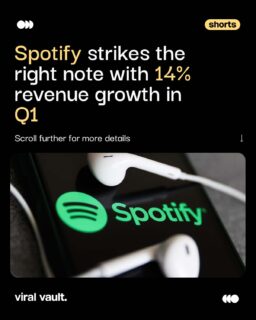 Spotify hits a high note in Q1 

Revenue climbs 14% to nearly $4.9B, powered by strong subscriber growth and rising user engagement. With 761M users globally, Spotify continues to scale, even as its ad business recalibrates toward a programmatic future.

#Spotify #Earnings #DigitalMedia #Streaming #ViralVaultIndia