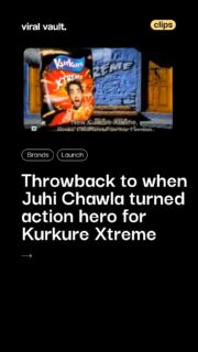 Back in 2007, Kurkure dialed up the heat with Kurkure Xtreme, introducing bold flavours like Risky Chilli and Electric Nimbu. Breaking away from her bubbly image, Juhi Chawla stunned audiences in a high-energy action avatar-leaping across rooftops in a Jodhpur-set TVC. With the punchline “Seriously Thoda Zyada,” the campaign shifted focus to thrill, spice, and youthful excitement, making Kurkure feel edgier than ever. It wasn’t just a snack ad-it was a full-blown action moment that redefined the brand’s vibe.

#KurkureXtreme #JuhiChawla #ThrowbackAds #SeriouslyThodaZyada #ViralVaultIndia