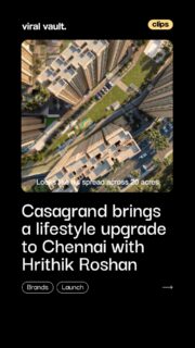 Casagrand elevates Chennai living with Casagrand Mercury, where scale, greenery, and curated experiences redefine modern lifestyles, fronted by Hrithik Roshan.

#Casagrand #CasagrandMercury #ChennaiLiving #ViralVaultIndia