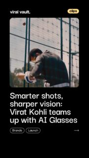 Pushing limits, one shot at a time 

Virat Kohli blends passion with precision, now powered by AI with Oakley Meta. This isn’t just cricket, it’s the future of the game.

#ViratKohli #OakleyMeta #CricketInnovation #ViralVaultIndia