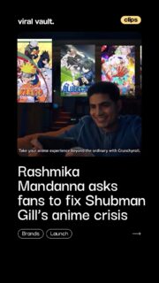 Post-anime heartbreak is real, and Rashmika Mandanna just said what every anime fan feels after finishing their favourite series. From late-night recommendation calls to endless “what should I watch next?” moments, Crunchyroll turns anime obsession into the most relatable fandom conversation online.

Now all eyes are on Shubman Gill’s next binge-watch list.

#RashmikaMandanna #Crunchyroll #AnimeFans #ViralVaultIndia