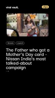 In 2017, Nissan India flipped Mother's Day on its head with #SpiritOfMotherhood - a campaign that celebrated fathers who quietly stepped into the role of primary caregiver, handling school runs, meals, homework, and everything in between. The film ended with three simple words that stopped everyone mid-scroll: "Happy Mother's Day, Dad." At a time when most brands played it safe with flower-and-hug narratives, Nissan chose to challenge who caregiving truly belongs to. Years later, it still holds up as one of India's most emotionally honest festive ads. 

#SpiritOfMotherhood #NissanIndia #MothersDay #ThrowbackAd #ViralVaultIndia