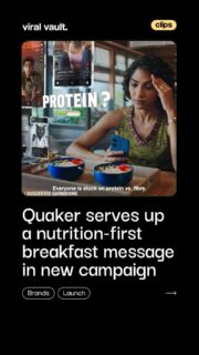Quaker is redefining breakfast with a fresh focus on protein and fibre, making balanced nutrition simpler, smarter, and more accessible for Indian consumers. With a refreshed identity and a new campaign, the brand aims to turn everyday mornings into more informed food choices.

#Quaker #PepsiCoIndia #BreakfastNutrition #ProteinAndFibre #ViralVaultIndia