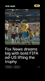 What if belief was the real victory? 

Fox News turns logic on its head with a bold World Cup campaign that dares fans to dream the impossible, lifting the trophy on home soil. It’s not about odds or history, but the magic of “what if” that makes sport unforgettable. Because sometimes, belief is where every miracle begins. 

#FIFAWorldCup #FoxSports #Advertising #CampaignSpotlight #ViralVaultIndia
