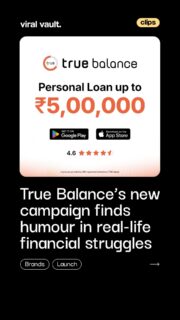 Kabhi sudden plans, kabhi unexpected kharche - life toh full-on plot twists se bhari hai
True Balance’s latest campaign turns everyday money struggles into laugh-out-loud moments with relatable storytelling and a hilarious inner “voice of god” twist.
“Loan milega fatafat, life hogi takatak!”
#TrueBalance #Advertising #MarketingCampaign #ViralVaultIndia
