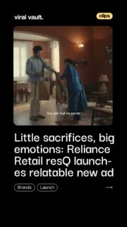 Sometimes, the smallest sacrifices inside Indian homes carry the biggest emotions. 

Reliance Retail resQ’s latest campaign, ‘Taaki Khushiyon Ki List Kabhi Chhoti Na Ho’, beautifully captures how unexpected appliance repairs can quietly disrupt family dreams and monthly budgets. Through a simple yet emotional story, the brand highlights the value of being prepared while keeping every little happiness intact.

#RelianceResQ #RelianceRetail #BrandCampaign #ViralVaultIndia