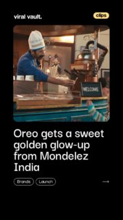 A golden twist just arrived in the world of Oreo.
Mondelez India introduces Oreo Golden - blending classic vanilla flavours with the brand’s iconic twist, lick and dunk ritual. Set against a nostalgic carnival backdrop, the new campaign transforms an everyday father-daughter moment into a heartwarming story of joy, surprise and playful discovery.
#OreoGolden #Oreo #MondelezIndia #VanillaMagic #ViralVaultIndia