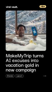 “Is this AI?” just became the funniest leave application strategy ever.
MakeMyTrip’s latest spot turns internet culture into a hilarious travel campaign packed with absurd AI-generated excuses, relatable workplace chaos, and pure creative madness. Big shoutout to the team at Restless for blending humour, storytelling, and meme culture so effortlessly.
#MakeMyTrip #Advertising #MarketingCampaign #ViralVaultIndia