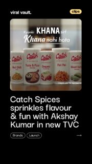 From chef avatars to flavour-packed punchlines, Catch Spices’ new campaign featuring Akshay Kumar and Rajpal Yadav serves up humour, versatility, and a sprinkle of everyday magic. Created by Dentsu Creative Webchutney, the TVC turns ordinary dishes into flavourful experiences with Catch’s expanding sprinkler range.

#CatchSpices #AkshayKumar #RajpalYadav #ViralVaultIndia