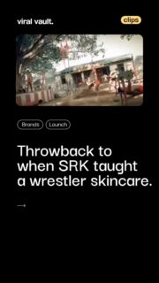 Before skincare routines went viral on Instagram, Shah Rukh Khan walked into an akhada and schooled an entire pehlwan on why men's skin deserves better. No filters. No 10-step routines. Just SRK, a wrestling pit, and one unforgettable punchline that had every guy in India nodding along. Emami Fair and Handsome didn't just launch a product - it launched a conversation. And only the biggest superstar in Bollywood could make skincare feel this bold, this funny, and this absolutely iconic. Some ads live forever in our heads. This is one of them.
#SRKxEmami #FairAndHandsome #ThrowbackAds #BollywoodNostalgia #ViralVaultIndia