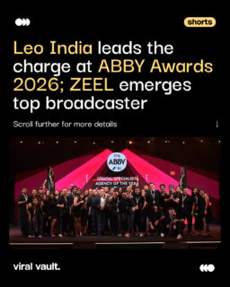 Specialist creativity took centre stage with Leo India emerging as the top-performing agency across multiple specialist categories, while Zee Entertainment Enterprises Limited secured the Broadcaster of the Year title. Tribes also made a strong mark by winning PR Specialist Agency of the Year.
From Mountain Dew’s “Darescore” to Centerfruit’s voice-powered campaign, this year’s ABBYs proved that innovation, technology and storytelling are shaping the future of advertising.
#ABBYAwards2026 #Goafest2026 #LeoIndia #ViralVaultIndia