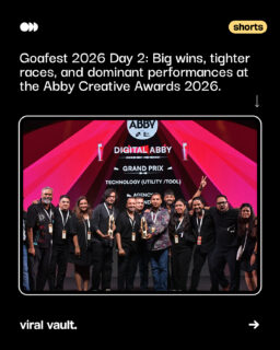 From dominant agency wins to broadcaster glory, Day 2 at Goafest 2026 belonged to the industry’s biggest creative powerhouses. Leo India swept multiple specialist titles, while Zee Entertainment Enterprises Limited emerged as Broadcaster of the Year. A day packed with creativity, innovation, and award-winning excellence at the Abby Creative Awards 2026.
#Goafest2026 #AbbyAwards2026 #LeoIndia #ViralVaultIndia