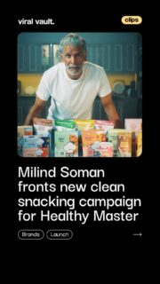 Healthy snacking just got a powerful new face 

With Milind Soman leading the message, Healthy Master’s latest campaign puts the spotlight on clean ingredients, mindful eating, and guilt-free munching - proving that healthy choices can still be delicious and convenient. From millet noodles to trail mixes, the brand is redefining everyday snacking habits for modern consumers.

#HealthyMaster #MilindSoman #HealthySnacking #ViralVaultIndia
