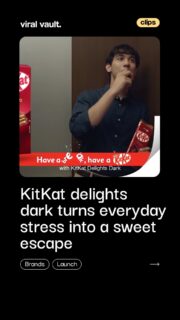 Sometimes the wrong buttons lead to the right break!
A little dark, a little indulgent, and a whole lot satisfying - KitKat Delights Dark is here to make your break better. Have a break, have a KitKat.
#KitKatDelightsDark #HaveABreak #KitKatIndia #ViralVaultIndia