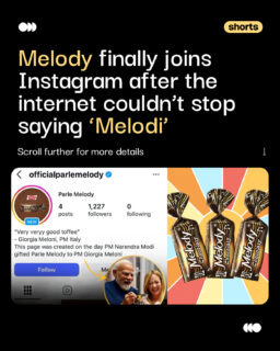 From viral political punchline to marketing masterstroke
Parle has officially brought Melody to Instagram after the internet couldn’t stop talking about the ‘Melodi’ moment. What began as a meme has now turned into a full-blown pop culture win for one of India’s most iconic toffees.
Sometimes, the internet writes the campaign before the brand does.
#Parle #Melody #Melodi #InstagramMarketing #ViralVaultIndia