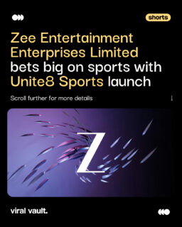 Game on for Zee Entertainment!
With the launch of Unite8 Sports and FIFA World Cup 2026 talks underway, Zee is making a bold play in India’s booming sports broadcasting space. From football and cricket to kabaddi and combat sports, the network is gearing up to serve fans a full-spectrum sports experience.
The sports media battle just got even more exciting.
#ZeeEntertainment #Unite8Sports #SportsBroadcasting #ViralVaultIndia