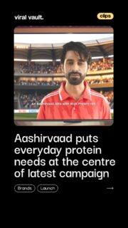 Aashirvaad is turning a popular phrase into a nutrition conversation with its new campaign ‘Kya Kha Ke Aaya Hai’. 

Using cricket-inspired moments and everyday situations, the campaign highlights how protein intake doesn’t always need supplements or complicated diets. Instead, it positions rotis made with Aashirvaad Atta with High Protein as a simple and accessible way to include protein in daily meals. 

Blending culture, cricket, and everyday nutrition, the campaign aims to make protein a regular part of Indian households.

#Aashirvaad #ITC #KyaKhaKeAayaHai #ProteinIntake #ViralVaultIndia