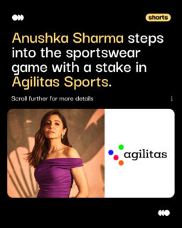Anushka Sharma is stepping deeper into the world of sportswear with a stake in Agilitas Sports 

Joining Virat Kohli as an investor, the move signals growing confidence in India’s booming sports and athleisure market 

#AnushkaSharma #ViratKohli #AgilitasSports #ViralVaultIndia