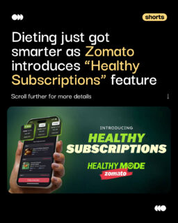 Zomato is turning discipline into a service with its new “Healthy Subscriptions” - a smart way to help users stay consistent with their diet goals without slipping back into cravings.

Because sticking to healthy eating just got a little easier (and a lot more accountable). 

#Zomato #HealthySubscriptions #ViralVaultIndia