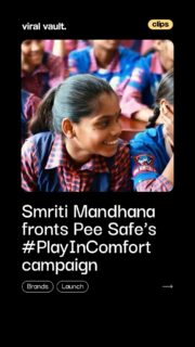 Periods should never force girls to sit on the sidelines.
With #PlayInComfort, Pee Safe and Smriti Mandhana are encouraging young girls to stay confident, comfortable, and fearless in sports - even during menstruation. Because talent should never pause for stigma.
#PeeSafe #SmritiMandhana #PlayInComfort #ViralVaultIndia