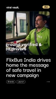 Every journey matters because someone is waiting at the other end.
With its ‘Har Safar, Safer’ campaign, FlixBus India blends emotional storytelling with a strong commitment to travel safety, reminding passengers that safe arrivals are what truly make every trip meaningful.
#FlixBusIndia #HarSafarSafer #TravelSafety #ViralVaultIndia