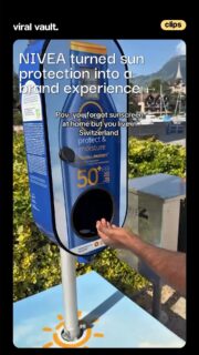 The best marketing doesn't always ask for attention.
Sometimes, it simply shows up when people need it.
NIVEA installed free sunscreen dispensers across Switzerland, transforming a public utility into a memorable brand experience. No flashy billboard. No disruptive ad.
Just a helpful solution that protected people from the sun, and strengthened the brand's connection with consumers.
That's the power of experiential marketing: creating value first, and brand recall follows.
Video Credit: @siciliancurlss
#MarketingMind #NIVEA #ExperientialMarketing #ViralVaultIndia