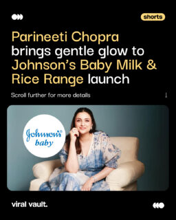 Gentle care meets timeless tradition
Johnson’s Baby introduces the new Milk & Rice Range with its ‘Food for Skin’ ritual, inspired by love, nourishment, and the purity of first moments-featuring Parineeti Chopra at the heart of the celebration. A beautiful blend of science, culture, and baby care reimagined for modern parents.
#JohnsonBaby #MilkAndRiceRange #FoodForSkin #ViralVaultIndia