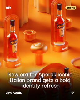 Aperol partners with @design_bridge ge and Partners to reimagine its identity, blending over a century of heritage with contemporary craft.

From rippled glass inspired by Venetian canals to a monogram honoring the Barbieri brothers, every detail is a tribute to Italian artistry and timeless design. 

#Aperol #ItalianHeritage #PackagingDesign #ViralVaultIndia